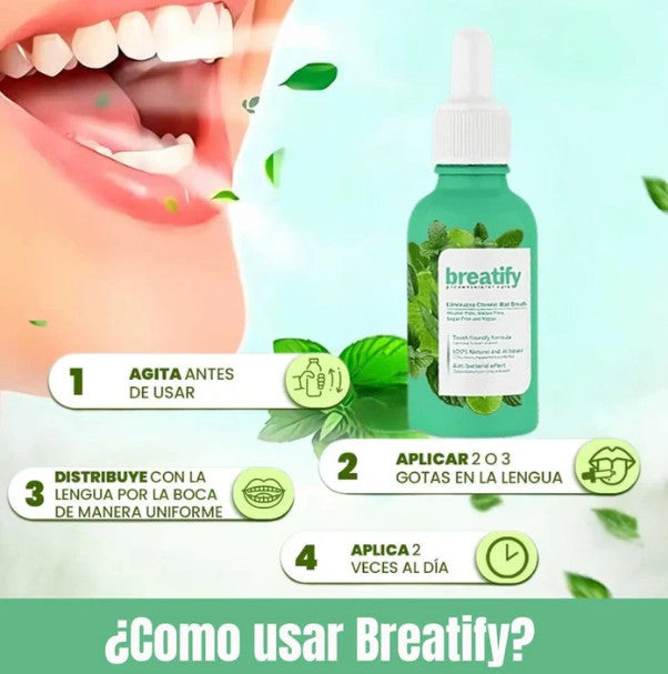 🧪 Breatify® – Gotas Naturales para Eliminar el Mal Aliento 🌿 Solución efectiva y discreta para un aliento fresco todo el día