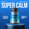 Super Calm™ - Cápsulas de L-Teanina, Ashwagandha y Glicinato de Magnesio.  Reduce el Cortisol, Relajación y Enfoque Total.  100% Natural (120 Cápsulas) - SuperHuman™"